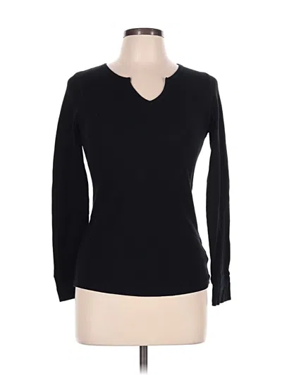Pre-owned Active Usa Long Sleeve T-shirt In Black