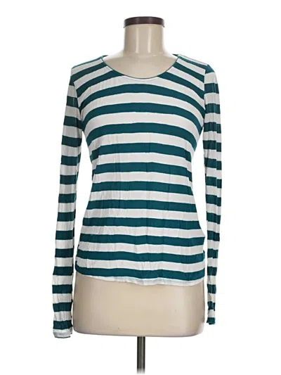 Pre-owned Active Usa Long Sleeve T-shirt In Teal