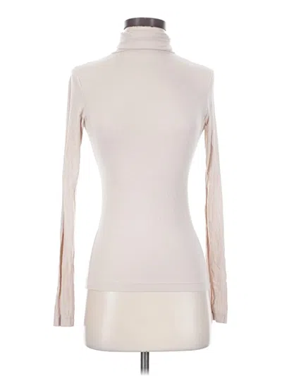 Pre-owned Active Usa Long Sleeve Turtleneck In Ivory
