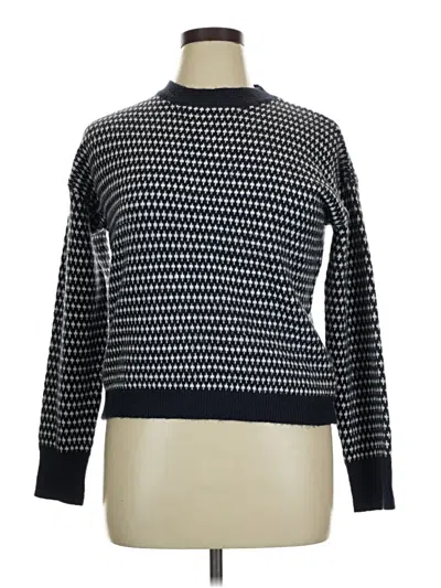 Pre-owned Active Usa Pullover Sweater In Black