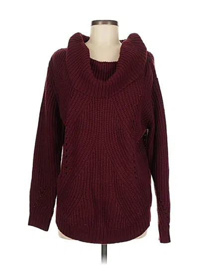 Pre-owned Active Usa Pullover Sweater In Burgundy