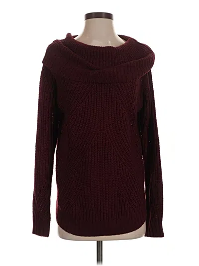 Pre-owned Active Usa Pullover Sweater In Burgundy