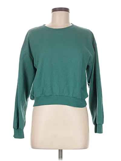 Pre-owned Active Usa Pullover Sweater In Green