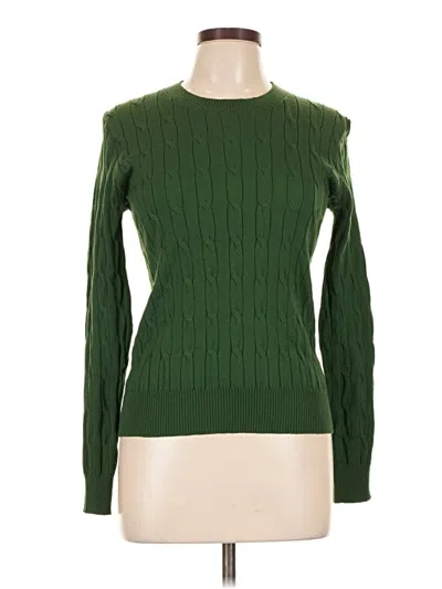 Pre-owned Active Usa Pullover Sweater In Green