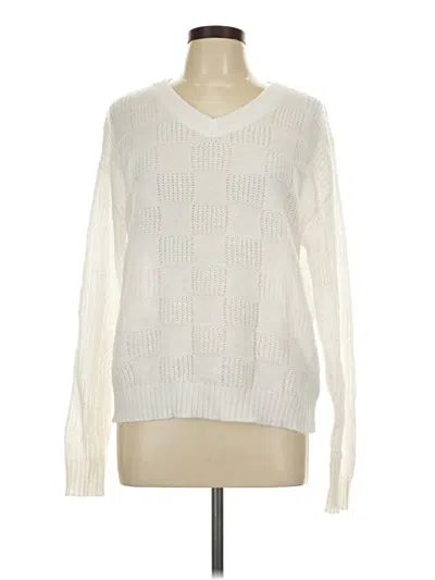 Pre-owned Active Usa Pullover Sweater In Ivory