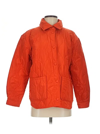 Pre-owned Active Usa Raincoat In Orange