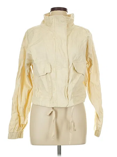 Pre-owned Active Usa Raincoat In Yellow