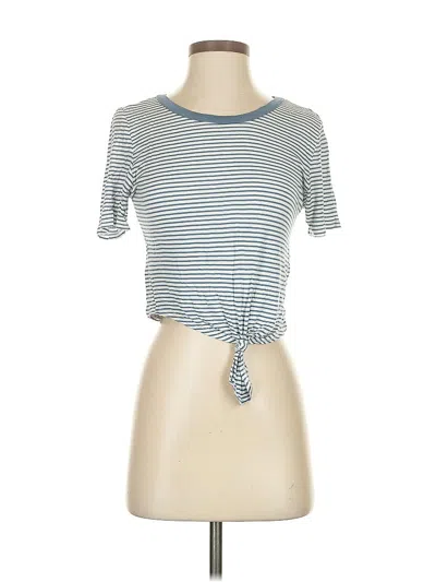 Pre-owned Active Usa Short Sleeve T-shirt In Blue