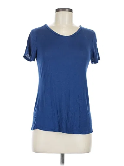Pre-owned Active Usa Short Sleeve T-shirt In Blue