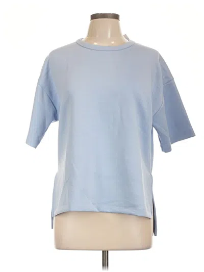 Pre-owned Active Usa Short Sleeve T-shirt In Blue