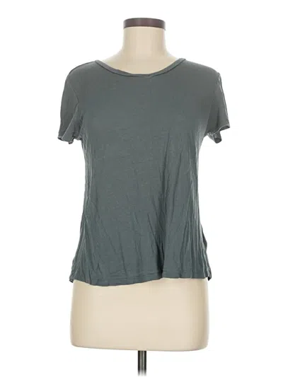 Pre-owned Active Usa Short Sleeve T-shirt In Gray