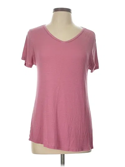 Pre-owned Active Usa Short Sleeve T-shirt In Pink