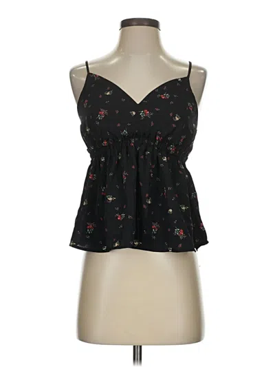 Pre-owned Active Usa Sleeveless Blouse In Black