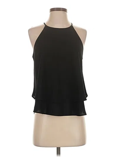 Pre-owned Active Usa Sleeveless Blouse In Black