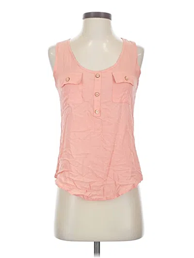 Pre-owned Active Usa Sleeveless Blouse In Pink