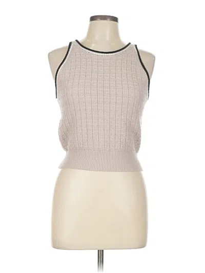 Pre-owned Active Usa Sweater Vest In Brown