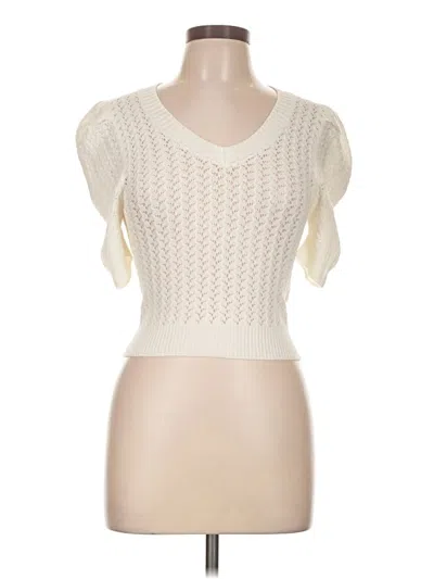 Pre-owned Active Usa Sweater Vest In Ivory