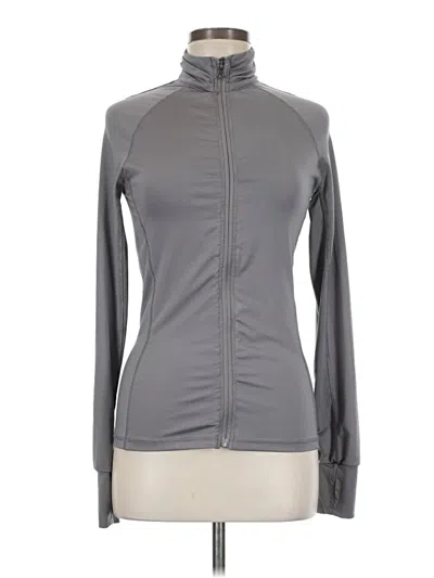 Pre-owned Active Usa Track Jacket In Gray