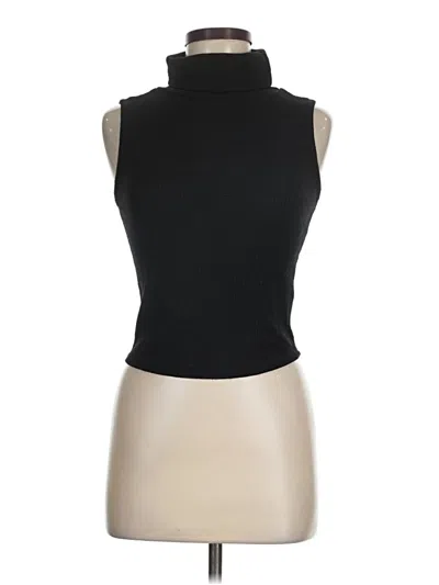 Pre-owned Active Usa Turtleneck Sweater In Black