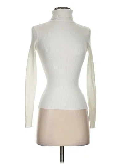 Pre-owned Active Usa Turtleneck Sweater In Ivory