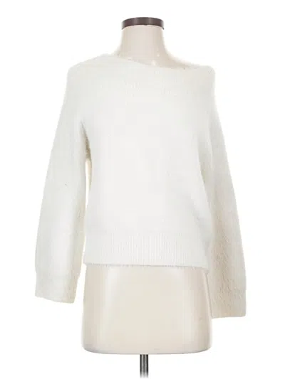 Pre-owned Active Usa Turtleneck Sweater In White