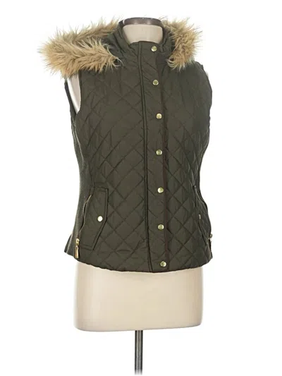 Pre-owned Active Usa Vest In Green