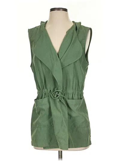 Pre-owned Active Usa Vest In Green