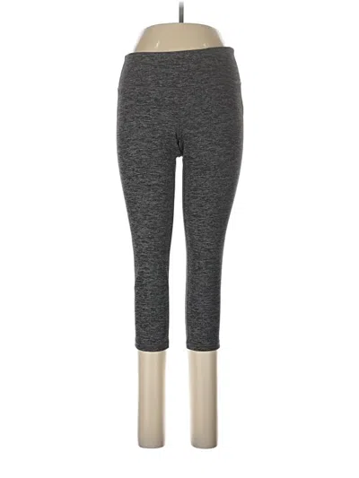 Pre-owned Active Yoga Pants In Gray