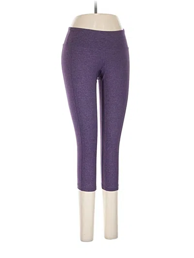 Pre-owned Active Yoga Pants In Purple