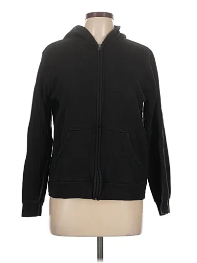 Pre-owned Active Zip Up Hoodie In Black