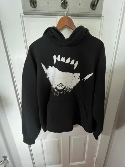 Pre-owned Actual Hate X Ken Carson A Great Chaos Actual Hate Hoodie In Black