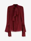 Actualee Crepe Shirt In Red