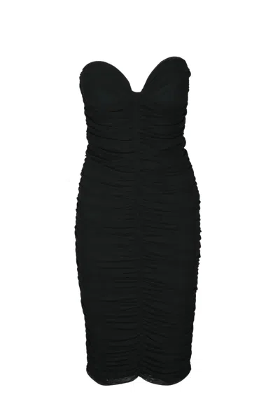 Actualee Draped Dress - Black