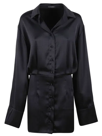 Actualee Woman Short Dress Black Size 12 Polyester