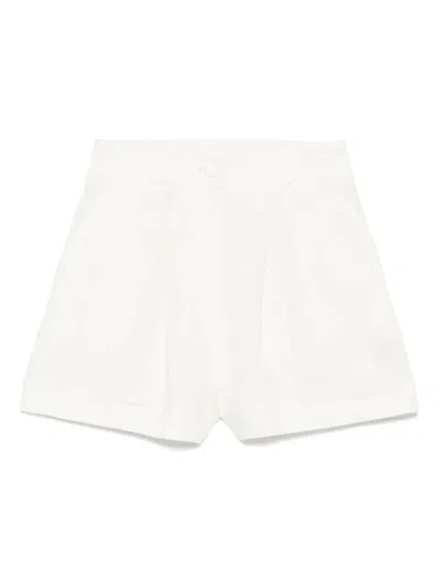 Actualee Linen Shorts In Neutrals