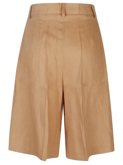 Actualee Linen Shorts In Sand