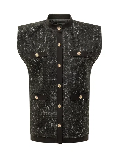Actualee Mini Gilet In Nero