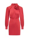 Actualee Rose Abito Dress In Red