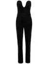 Actualee Strapless Jumpsuit In Black