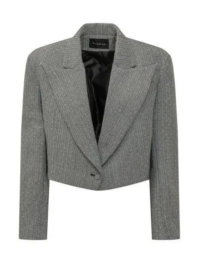 Actualee Tailored Jacket Blazer In Gray