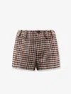 Actualee Tartan Shorts In Multi
