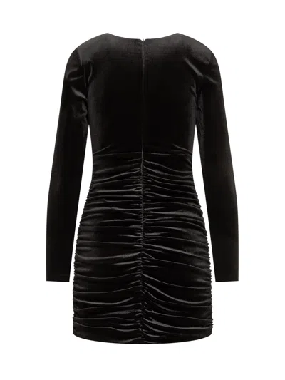 Actualee Textured Mini Dress In Nero