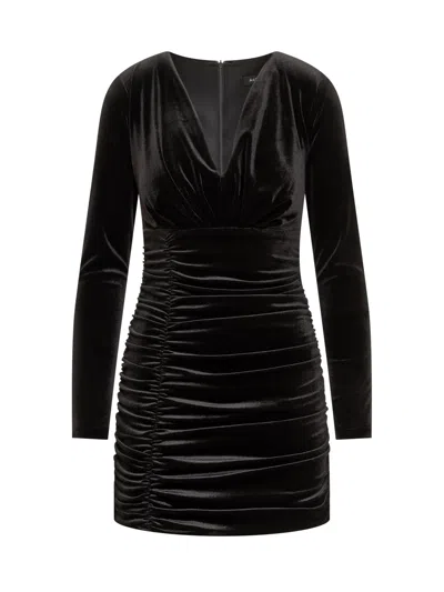 Actualee Textured Mini Dress In Black