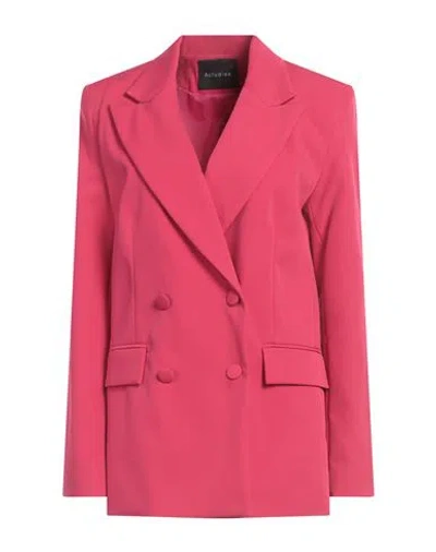 Actualee Woman Blazer Fuchsia Size 10 Polyester, Elastane