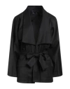 Actualee Woman Jacket Black Size 8 Polyester, Rayon, Elastane