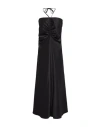 Actualee Woman Maxi Dress Black Size 10 Polyester In Black