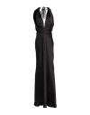 Actualee Woman Maxi Dress Black Size 8 Polyester In Black