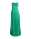 Actualee Woman Maxi Dress Green Size 10 Polyester In Green