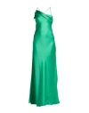 Actualee Woman Maxi Dress Green Size 8 Polyester
