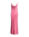 Actualee Woman Maxi Dress Pink Size 6 Polyester